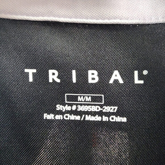 Tribal Black & White Golf Active Sleeveless Top Size M - Picture 6 of 8